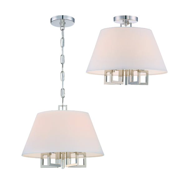 Libby Langdon for Crystorama Westwood 5 Light Pendant