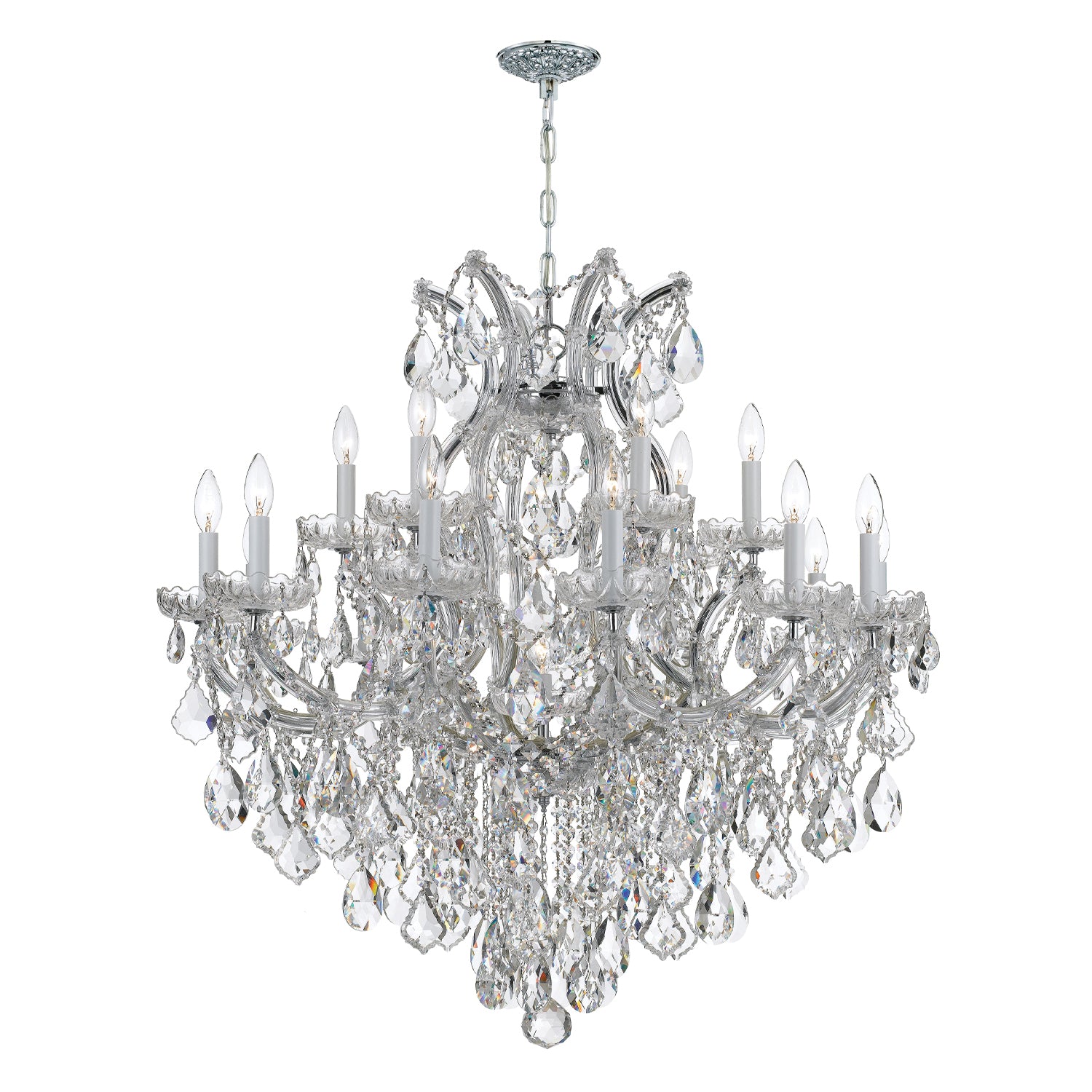 Maria Theresa 19 Light Chandelier – Crystorama