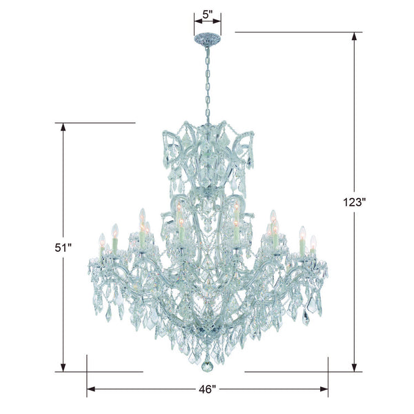 Maria Theresa 25 Light Chandelier