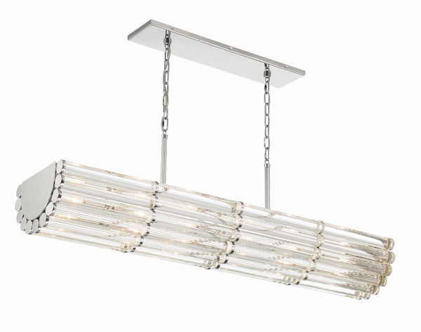 Libby Langdon for Crystorama Elliot 6 Light Chandelier