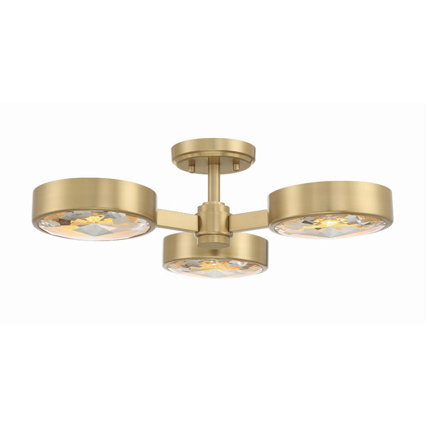 Orson 3 Light Semi Flush Mount