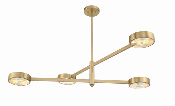 Orson 4 Light Chandelier – Crystorama